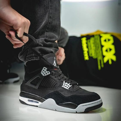 AIR JORDAN 4 ‘BLACK CANVAS’